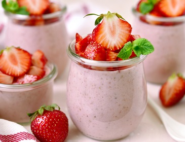 Strawberry Protein Mousse